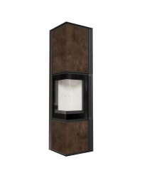 Obrázok pre Krbové kachle TORA L 8 povrchová úprava - OXIDE MORO