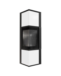 Obrázok pre Krbové kachle TORA M 8 s bielymi sklenenými panelmi a čiernym ohniskom 