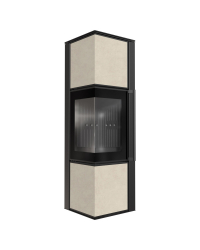 Obrázok pre Krbové kachle TORA M 8 povrchová úprava - FOKOS SALE s čiernym ohniskom