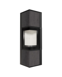 Obrázok pre Krbové kachle TORA M 8 povrchová úprava - NATURALI PIETRA DI SAVOIA ANTRANCITE BOCCIARDATA