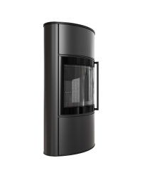 Krbové kachle BJORN W s čiernym ohniskom Obrázok pre Krbové kachle BJORN W s čiernym ohniskom