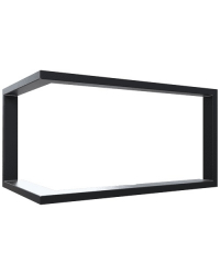 Montážny rámik 90°- 35mm pre krbové vložky NADIA 14 G ľavé presklenie Obrázok pre Montážny rámik 90°- 35mm pre krbové vložky NADIA 14 G ľavé presklenie