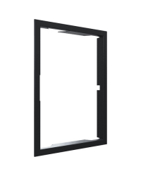 Obrázok pre Montážny rámik 90°- 35mm pre krbové vložky NADIA 9 s kľučkou na ľavej strane