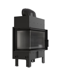 Obrázok pre Krbová vložka FLOKI M ľavé presklenie s čiernym ohniskom