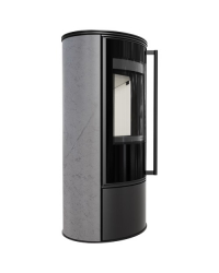 Krbové kachle ERIK s akumulačnou keramikou - GREY SATIN Obrázok pre Krbové kachle ERIK s akumulačnou keramikou - GREY SATIN