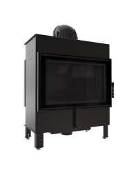 Obrázok pre Krbová vložka LUCY 14 so zadným prikladaním s čiernym ohniskom