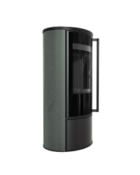 Krbové kachle ERIK s akumulačnou keramikou - SERPENTINO s čiernym ohniskom Obrázok pre Krbové kachle ERIK s akumulačnou keramikou - SERPENTINO s čiernym ohniskom