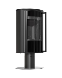 Krbové kachle ERIK na podstavci s čiernym ohniskom Obrázok pre Krbové kachle ERIK na podstavci s čiernym ohniskom