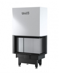 Krbová vložka DRAGON 2 pravé presklenie s výsuvným otváraním dvierok Obrázok pre Krbová vložka DRAGON 2 pravé presklenie s výsuvným otváraním dvierok