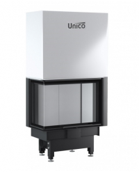 Krbová vložka DRAGON 2 XL ľavé presklenie s výsuvným otváraním dvierok Obrázok pre Krbová vložka DRAGON 2 XL ľavé presklenie s výsuvným otváraním dvierok