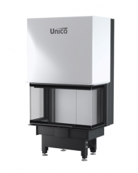 Krbová vložka DRAGON 2 C trojstranné presklenie s výsuvným otváraním dvierok Obrázok pre Krbová vložka DRAGON 2 C trojstranné presklenie s výsuvným otváraním dvierok