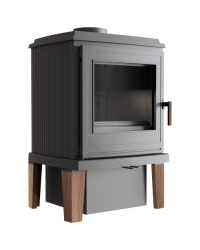 Liatinové kachle KOZA K11 s drevenými nožičkami Obrázok pre Liatinové kachle KOZA K11 s drevenými nožičkami