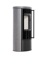 Krbové kachle ERIK s akumulačnou keramikou a keramickým vrchom - GREY SATIN Obrázok pre Krbové kachle ERIK s akumulačnou keramikou a keramickým vrchom - GREY SATIN