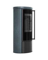 Krbové kachle ERIK s akumulačnou keramikou a keramickým vrchom - SERPENTINO s čiernym ohniskom Obrázok pre Krbové kachle ERIK s akumulačnou keramikou a keramickým vrchom - SERPENTINO s čiernym ohniskom