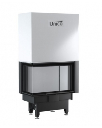 Obrázok pre Teplovodná krbová vložka NEMO 2 ľavé presklenie s výsuvným otváraním dvierok