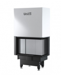 Obrázok pre Teplovodná krbová vložka NEMO 2 pravé presklenie s výsuvným otváraním dvierok