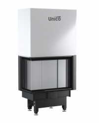 Obrázok pre Teplovodná krbová vložka NEMO 2 XL ľavé presklenie s výsuvným otváraním dvierok