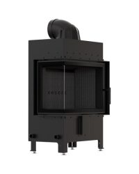 Obrázok pre Krbová vložka LUCY 12 NEW ľavé presklenie s čiernym ohniskom