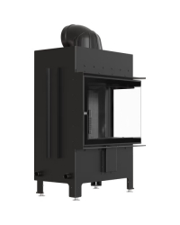 Obrázok pre Krbová vložka LUCY 12 NEW pravé presklenie s čiernym ohniskom