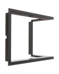 Montážny rámik 90°- 35mm pre krbové vložky LUCY 12 NEW pravé presklenie Obrázok pre Montážny rámik 90°- 35mm pre krbové vložky LUCY 12 NEW pravé presklenie