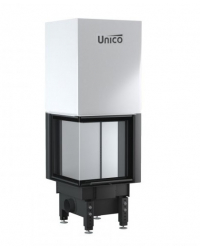 Obrázok pre Krbová vložka DRAGON 8 ľavé presklenie s výsuvným otváraním dvierok