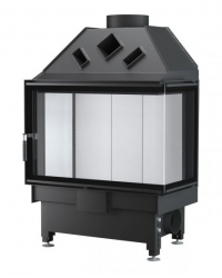 Krbová vložka DRAGON 4 SLIM XL pravé presklenie Obrázok pre Krbová vložka DRAGON 4 SLIM XL pravé presklenie