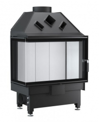 Krbová vložka DRAGON 4 SLIM XL ľavé presklenie Obrázok pre Krbová vložka DRAGON 4 SLIM XL ľavé presklenie