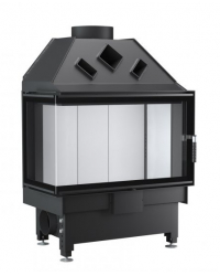 Krbová vložka DRAGON 4 SLIM ľavé presklenie Obrázok pre Krbová vložka DRAGON 4 SLIM ľavé presklenie