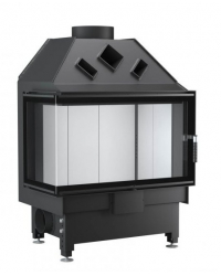 Krbová vložka DRAGON 4 ľavé presklenie Obrázok pre Krbová vložka DRAGON 4 ľavé presklenie