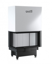 Obrázok pre Krbová vložka DRAGON 4 ľavé presklenie s výsuvným otváraním dvierok