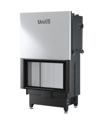 Obrázok pre Teplovodná krbová vložka NEMO 4 SLIM s výsuvným otváraním dvierok