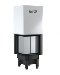 Obrázok pre Teplovodná krbová vložka NEMO 8 ľavé presklenie s výsuvným otváraním dvierok