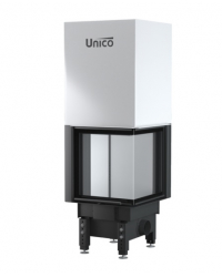 Obrázok pre Teplovodná krbová vložka NEMO 8 pravé presklenie s výsuvným otváraním dvierok