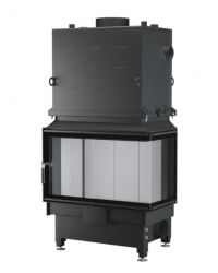 Obrázok pre Teplovodná krbová vložka NEMO 4 SLIM pravé presklenie