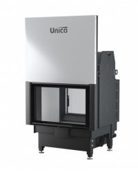 Obrázok pre Teplovodná krbová vložka NEMO 4 DUO tunelové presklenie s výsuvným otváraním dvierok