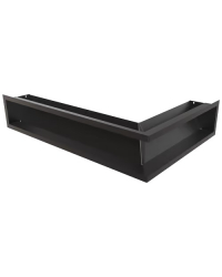 Obrázok pre Rohová mriežka LUFT 600x400x120 ľavá čierna 45S SF - plytká