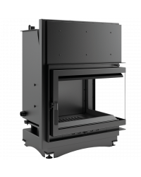 Teplovodná krbová vložka ZUZIA 15 BS pravé presklenie s dochladzovacou špirálou Obrázok pre Teplovodná krbová vložka ZUZIA 15 BS pravé presklenie s dochladzovacou špirálou