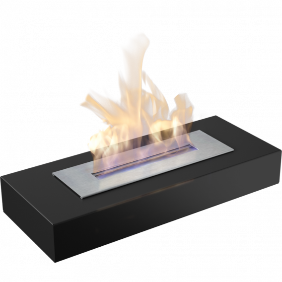 Obrázok pre Voľne stojaci biokrb INDIA MAX čierny 610x100mm