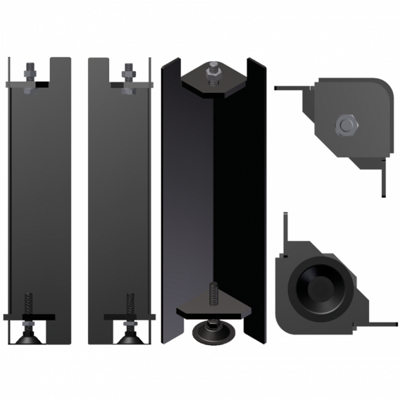 Obrázok pre Nastaviteľný stojan pre liatinové krbové vložky Kratki BS, MILA, BASIA a AQUARIO