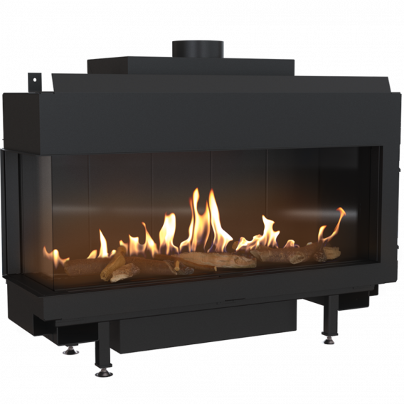 Obrázok pre Plynová krbová vložka LEO 100 ľavé presklenie