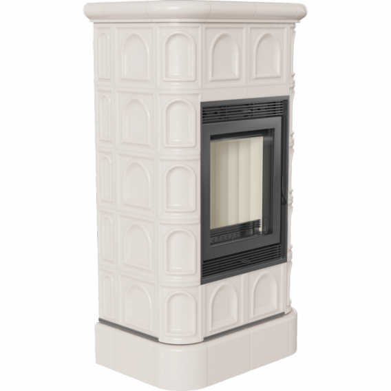 Obrázok pre Kachľová pec BLANKA 8 krémová lesklá