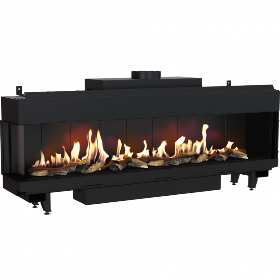 Obrázok pre Plynová krbová vložka LEO 200 ľavé presklenie