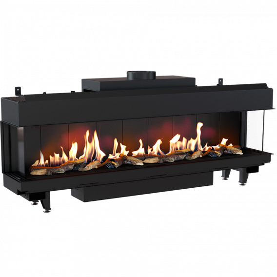 Obrázok pre Plynová krbová vložka LEO 200 trojstranné presklenie