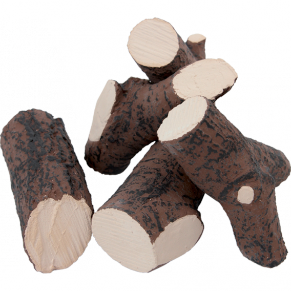 Obrázok pre Dekoratívne keramické polienka do biokrbov