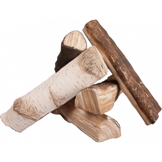 Obrázok pre Dekoratívne keramické polienka do biokrbov MIX