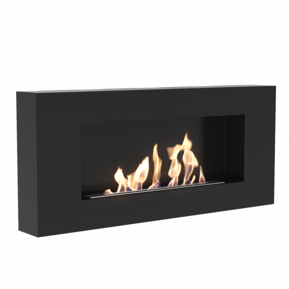 Obrázok pre Závesný biokrb DELTA FLAT čierny 900x400mm