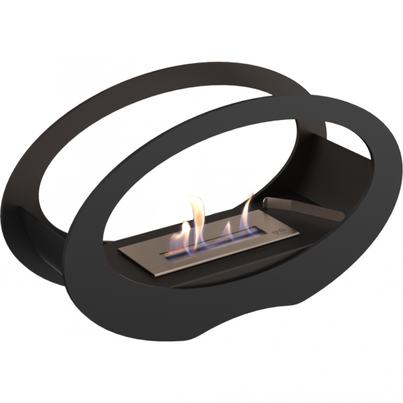 Obrázok pre Voľne stojaci biokrb ECHO čierny 500x290mm