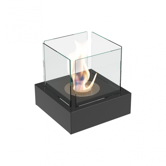 Obrázok pre Voľne stojaci biokrb TANGO 3 čierny 300x300mm