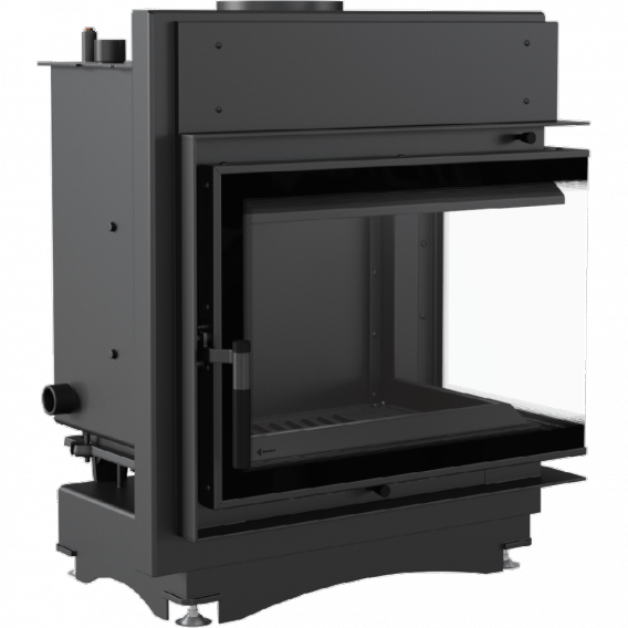 Obrázok pre Teplovodná krbová vložka MAJA 12 kW BS DECO pravé presklenie s dochladzovacou špirálou