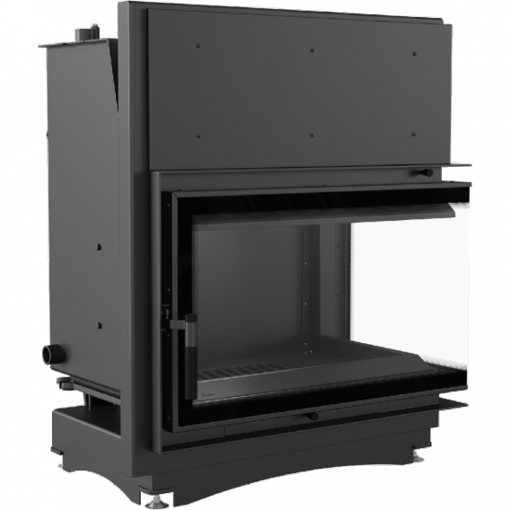 Obrázok pre Teplovodná krbová vložka ZUZIA 15 BS DECO pravé presklenie s dochladzovacou špirálou